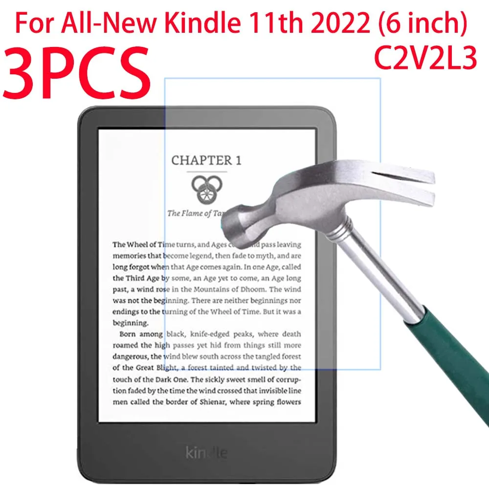 Закаленное стекло 9H для защиты экрана планшета 2022 Kindle 11 поколения 6 дюймов C2V2L3, 3 упаковки
Закаленное стекло 9H для защиты экрана планшета 2022 Kindle 11 поколения 6 дюймов C2V2L3, 3 упаковки