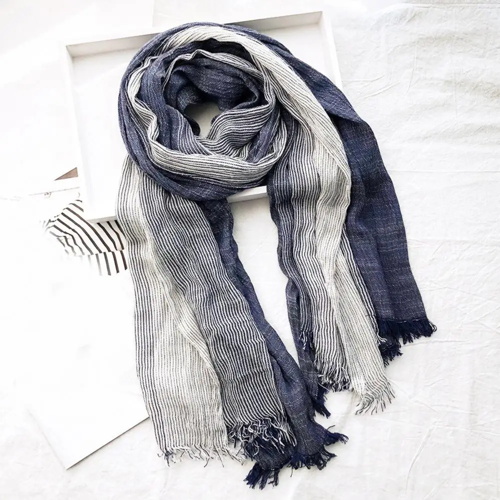 Comfortable Winter Scarf Stylish Women's Patchwork Color Tassel Scarf Soft Wrinkle Shawl with Temperature-locking for Women
Comfortable Winter Scarf Stylish Women's Patchwork Color Tassel Scarf Soft Wrinkle Shawl with Temperature-locking for Women