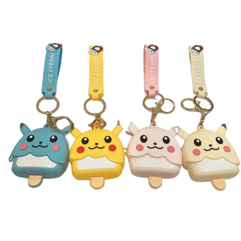 Pokemon Ice Cream School Bag Cute Pendant Korean Keychain Storage Small Car New Coin Purse Birthday Gift
Pokemon Ice Cream School Bag Cute Pendant Korean Keychain Storage Small Car New Coin Purse Birthday Gift