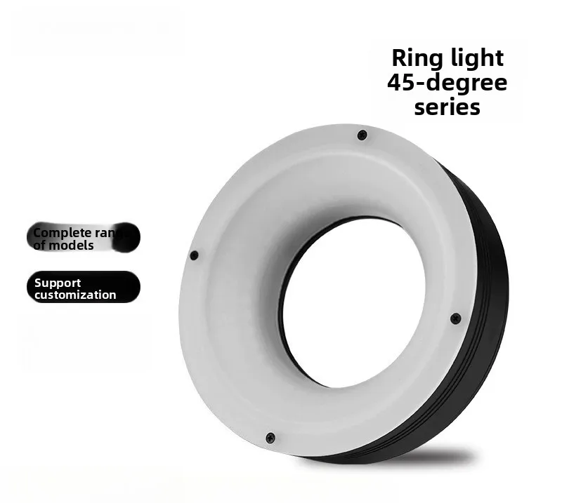 45° Machine Vision Ring Light – CCD Camera Inspection & Microscope Illumination, Shadow-Free Uniform LED Lighting for Automation
45° Machine Vision Ring Light – CCD Camera Inspection & Microscope Illumination, Shadow-Free Uniform LED Lighting for Automation