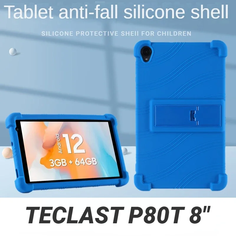 4 Cornors Thicken Silicon Cover with Kickstand For Teclast P80T 8" Tablet Case Shockproof Protector Funda Kids Safety
4 Cornors Thicken Silicon Cover with Kickstand For Teclast P80T 8" Tablet Case Shockproof Protector Funda Kids Safety
