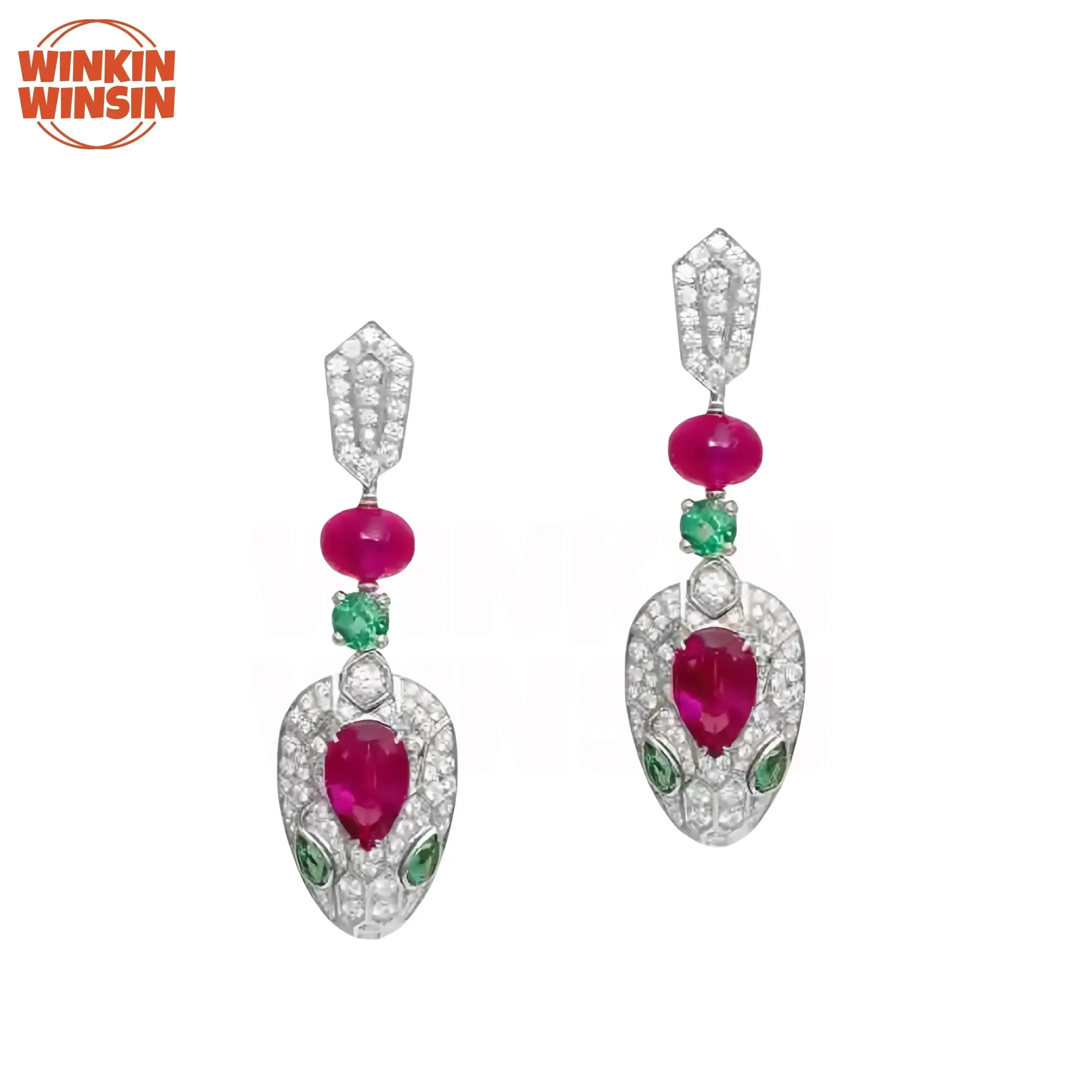 Winkin Winsin Luxury s925 925 Sterling Silver Drop Earrings For Women Snake Earrings Pigeon Blood Gemstone Stud Earrings Jewelry
Winkin Winsin Luxury s925 925 Sterling Silver Drop Earrings For Women Snake Earrings Pigeon Blood Gemstone Stud Earrings Jewelry