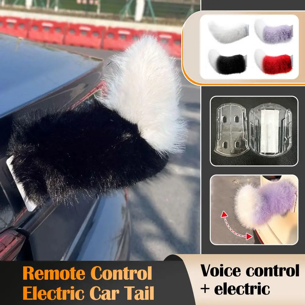 Car Electric Voice Controlled Small Tail Decoration Voice-Controlled Electric Fox Tail Funny Car Decoration Plush Wagging Tail
Car Electric Voice Controlled Small Tail Decoration Voice-Controlled Electric Fox Tail Funny Car Decoration Plush Wagging Tail