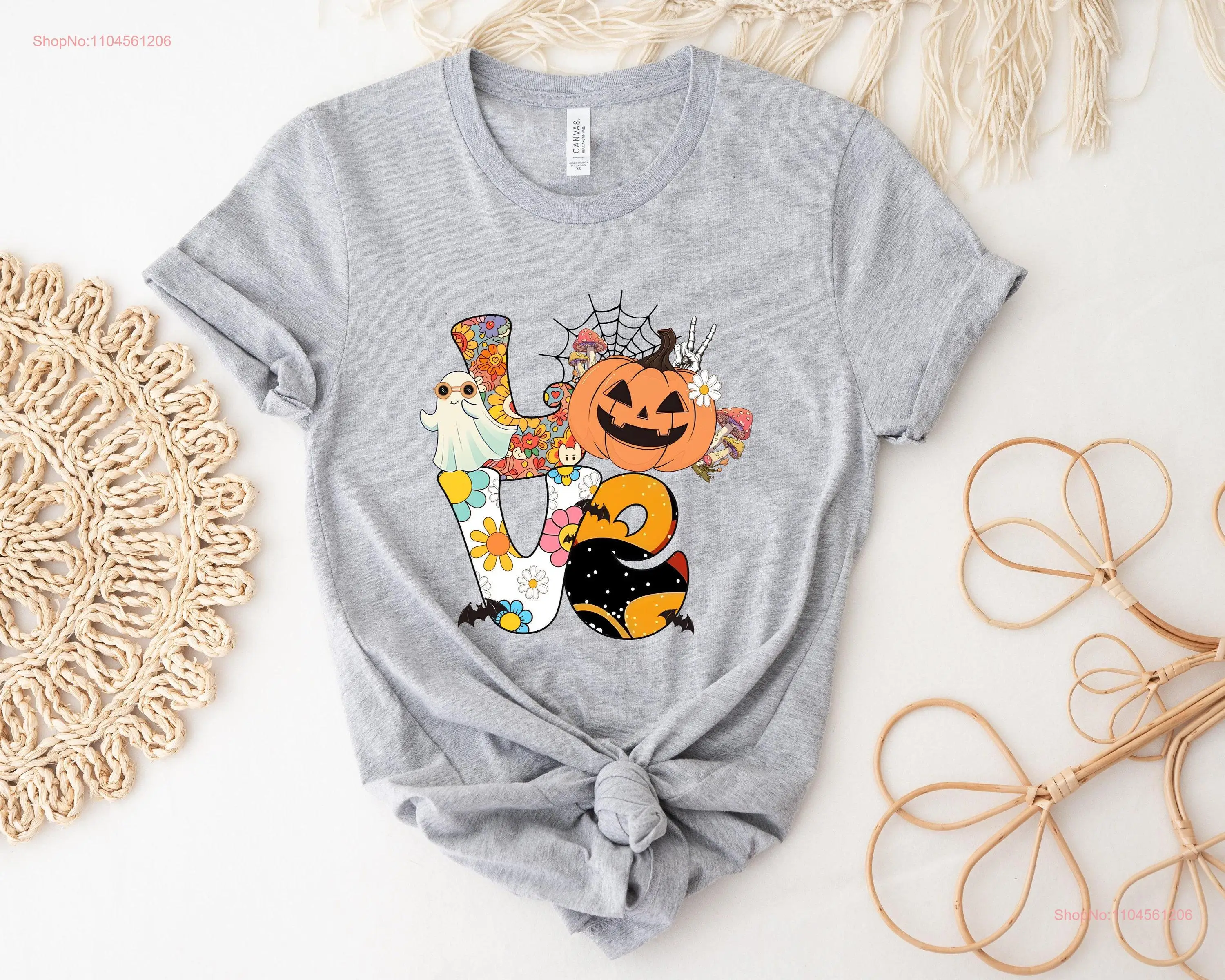 Halloween Love T Shirt Pumpkin Funny for Women Lover Fall Boho long or short sleeves
Halloween Love T Shirt Pumpkin Funny for Women Lover Fall Boho long or short sleeves