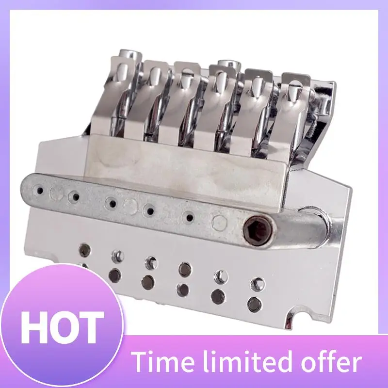Chrome Electric Guitar Tremolo Bridge Part Kit Double Locking Systyem/78MM Between The 2 Studs Centers/Strings Through Saddle
Chrome Electric Guitar Tremolo Bridge Part Kit Double Locking Systyem/78MM Between The 2 Studs Centers/Strings Through Saddle
