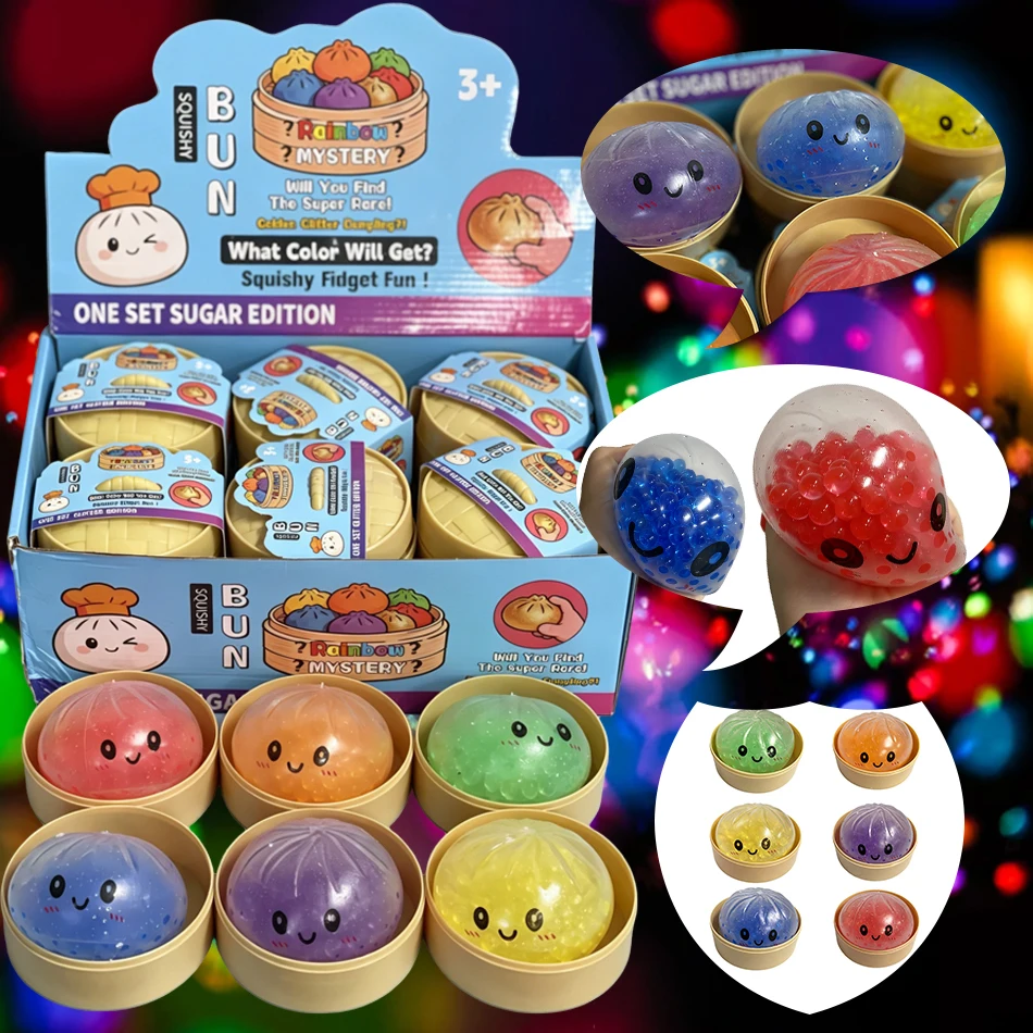 Glitter Dumpling Squishy with Box Dumplings Sensory Steamer Soft TPR Dough Ball for Decompression Fidget Stress Relief Gift Doll
Glitter Dumpling Squishy with Box Dumplings Sensory Steamer Soft TPR Dough Ball for Decompression Fidget Stress Relief Gift Doll