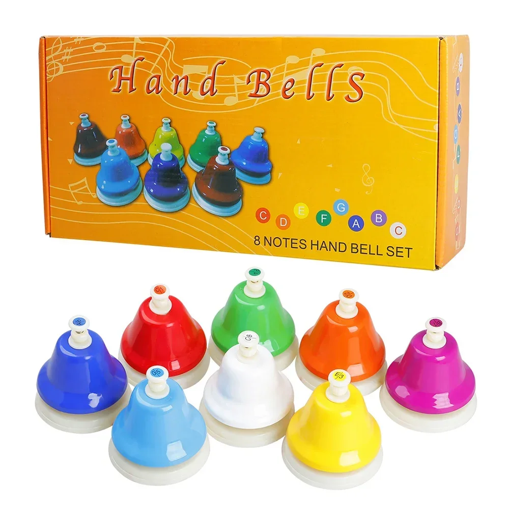 Orff Musical Instrument Set Colorful 8-Note Hand Bell Children's Music Toy Baby Early Education Beautiful Christmas Gift
Orff Musical Instrument Set Colorful 8-Note Hand Bell Children's Music Toy Baby Early Education Beautiful Christmas Gift