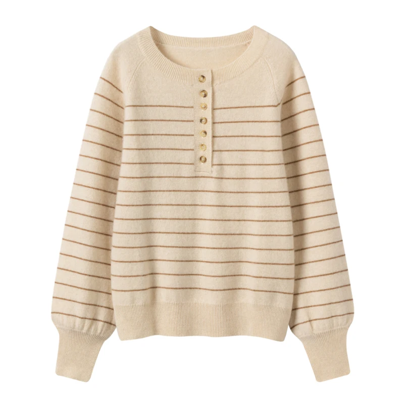 Hot Sale Autumn Winter Women's 100% Cashmere Sweater Striped Pullover Ladies Tops Female Fashion Slim Fit Knit Jumper Girl Shirt
Hot Sale Autumn Winter Women's 100% Cashmere Sweater Striped Pullover Ladies Tops Female Fashion Slim Fit Knit Jumper Girl Shirt
