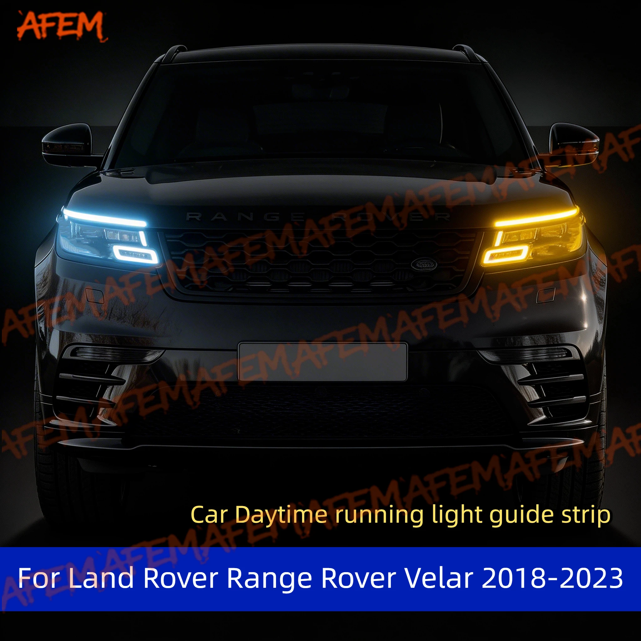 Car DRL Daytime Running Light Start Scan Style Sequential Flowing Turn Signal Light For Land Rover Range Rover Velar 2018-2023
Car DRL Daytime Running Light Start Scan Style Sequential Flowing Turn Signal Light For Land Rover Range Rover Velar 2018-2023