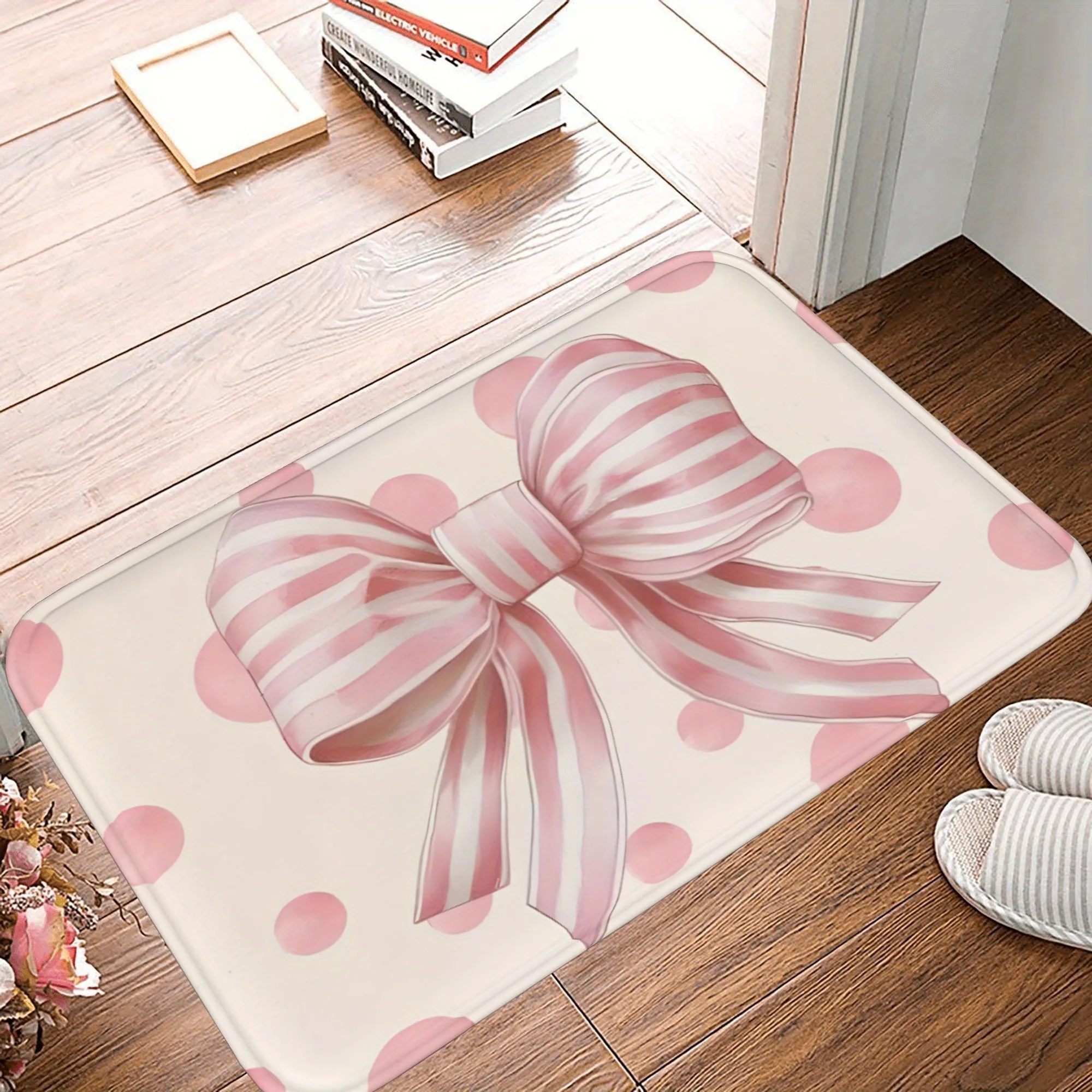 1PC Hiar bow Pattern Kitchen Rug Non-Slip Door Mat Pop design Bathroom Rug Bath Mat Carpet for Home Sink Laundry Decoreeree
1PC Hiar bow Pattern Kitchen Rug Non-Slip Door Mat Pop design Bathroom Rug Bath Mat Carpet for Home Sink Laundry Decoreeree