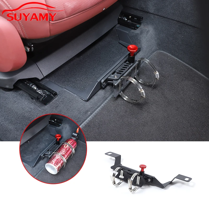 For 2019-2024 BMW X5 X6 X7 Aluminum Alloy Black Car Co-pilot Fire Extinguisher Bracket Under Seat Car Accessories
For 2019-2024 BMW X5 X6 X7 Aluminum Alloy Black Car Co-pilot Fire Extinguisher Bracket Under Seat Car Accessories