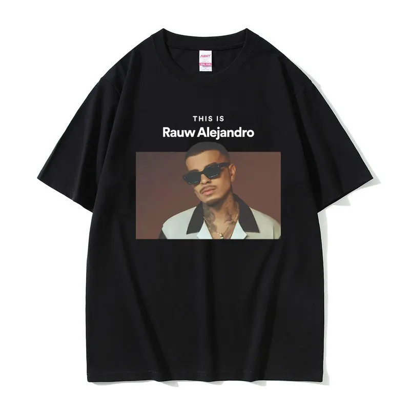 This Is Rauw Alejandro T-shirt Men Women Hip Hop Fashion Oversized Streetwear Male Vintage Casual Pure Cotton Crewneck T Shirts
This Is Rauw Alejandro T-shirt Men Women Hip Hop Fashion Oversized Streetwear Male Vintage Casual Pure Cotton Crewneck T Shirts