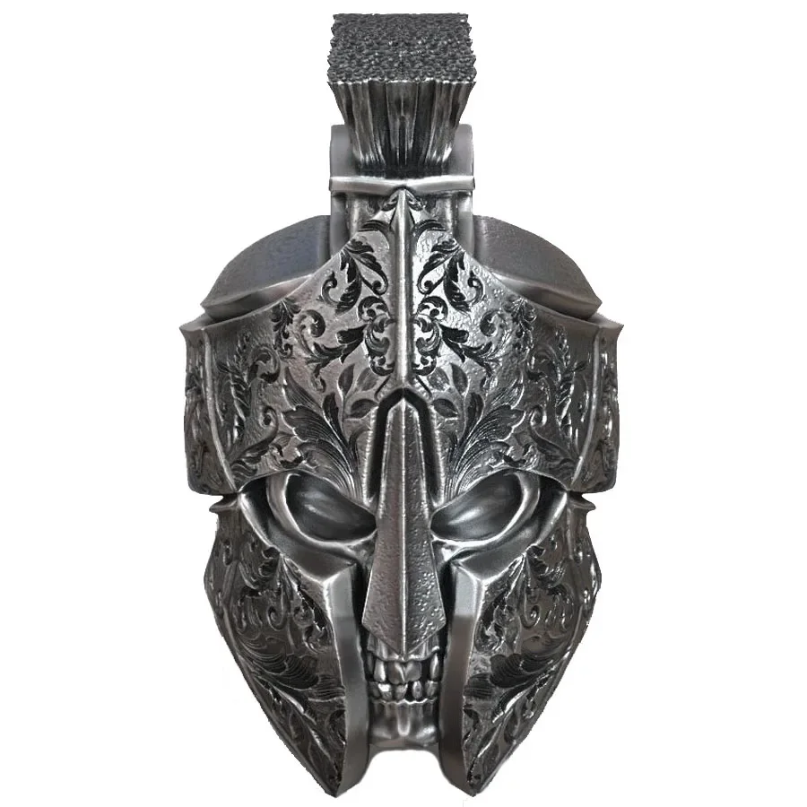 35g 3D Spartan Helmet Greek Skull Pattern Mens Gold Rings Customized 925 Solid Sterling Silver Black Gold Many Sizes 7-12
35g 3D Spartan Helmet Greek Skull Pattern Mens Gold Rings Customized 925 Solid Sterling Silver Black Gold Many Sizes 7-12