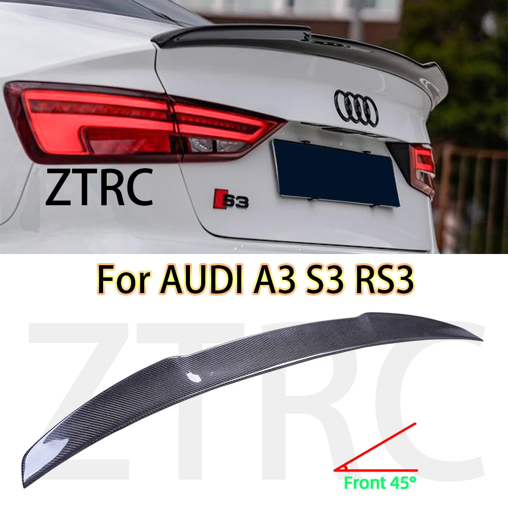 Car Spoiler For Audi A3 S3 RS3 Limousine V Style Real carbon fiber material Rear Spoiler Trunk wing 2013-2020
Car Spoiler For Audi A3 S3 RS3 Limousine V Style Real carbon fiber material Rear Spoiler Trunk wing 2013-2020