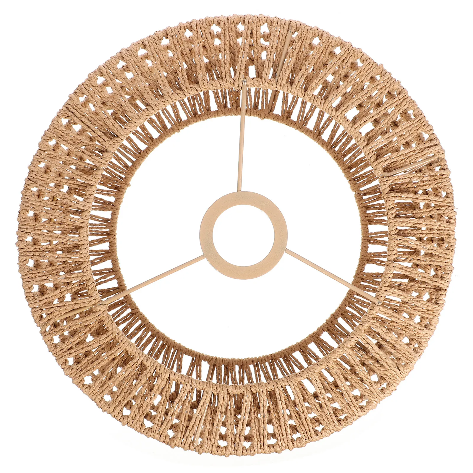 Straw Rope Woven Lampshade Rustic Ceiling Lamp Cover Replacement Size L Pendant Light Shade Indoor Warm Atmosphere
Straw Rope Woven Lampshade Rustic Ceiling Lamp Cover Replacement Size L Pendant Light Shade Indoor Warm Atmosphere