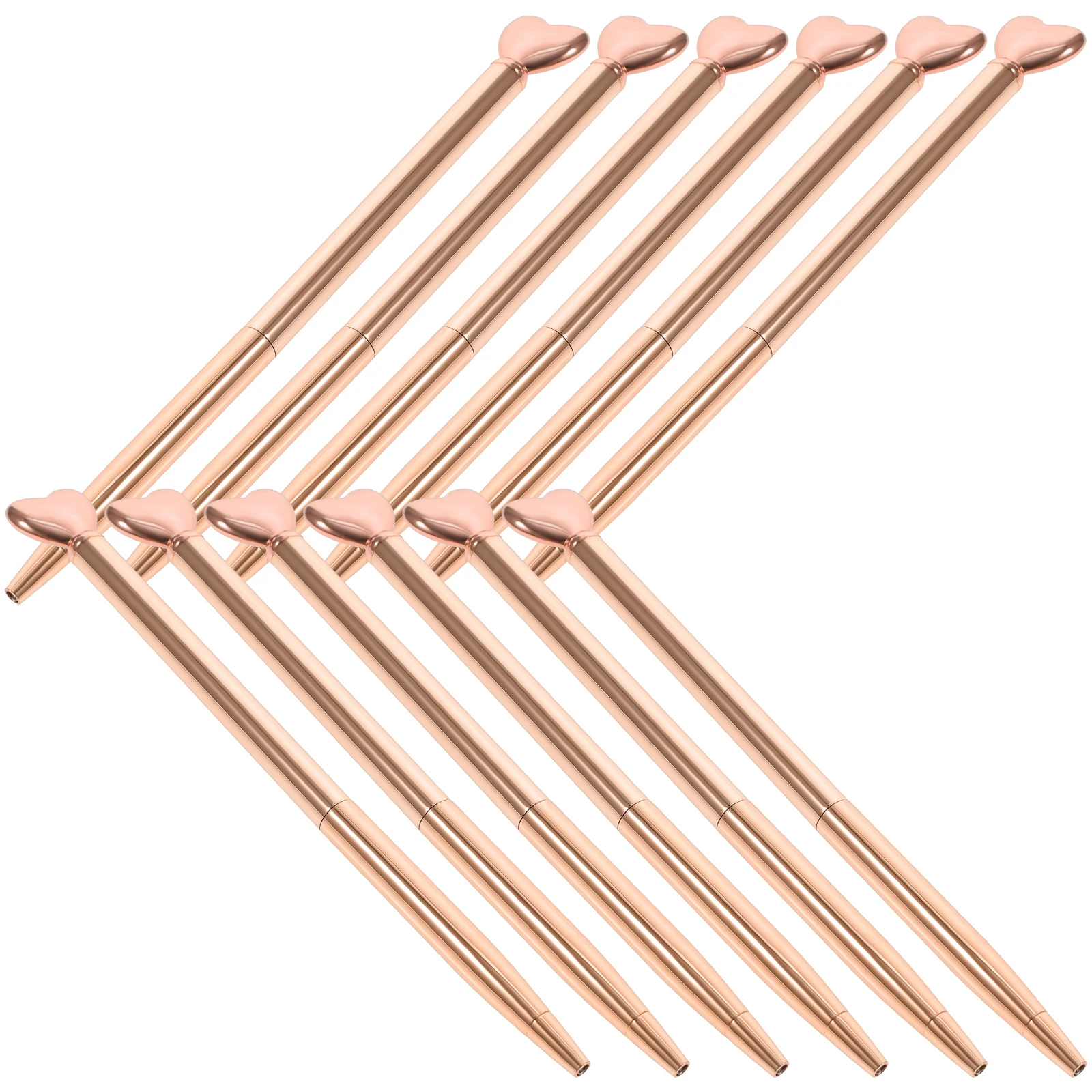 12pcs Metal Ballpoint Pen Heart Shaped Writing Tools Portable Creative Student Pens Daily Use Home Supplies Smooth Writing
12pcs Metal Ballpoint Pen Heart Shaped Writing Tools Portable Creative Student Pens Daily Use Home Supplies Smooth Writing