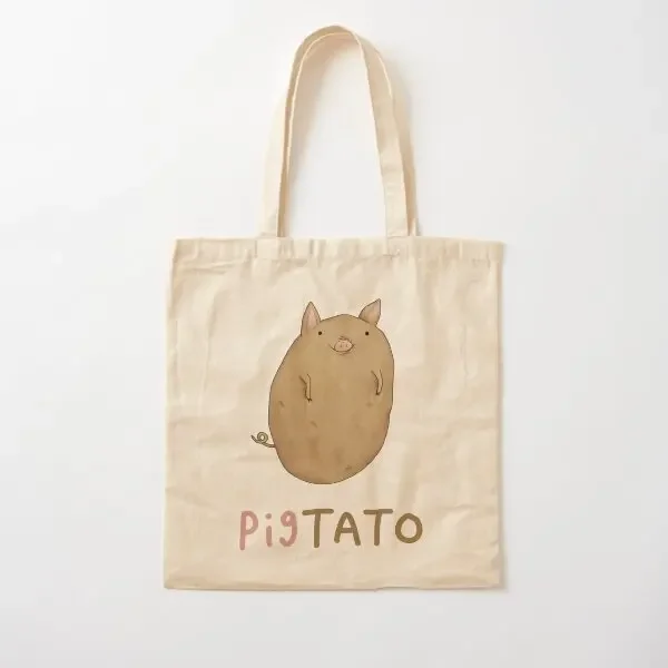 Pigtato Cotton Canvas Bag Tote Foldable Designer Shoulder Bag Shopper Travel Fabric Casual Women Grocery Reusable Ladies
Pigtato Cotton Canvas Bag Tote Foldable Designer Shoulder Bag Shopper Travel Fabric Casual Women Grocery Reusable Ladies