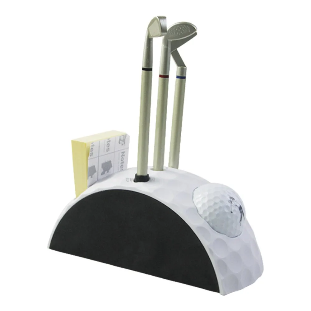 1 set Golfer Pens Mini Desktop Golf Decoration Decoration Novelty Golf Ball Pencil Holder Anti Slip Base 3 Colors Golf Pen Set
1 set Golfer Pens Mini Desktop Golf Decoration Decoration Novelty Golf Ball Pencil Holder Anti Slip Base 3 Colors Golf Pen Set