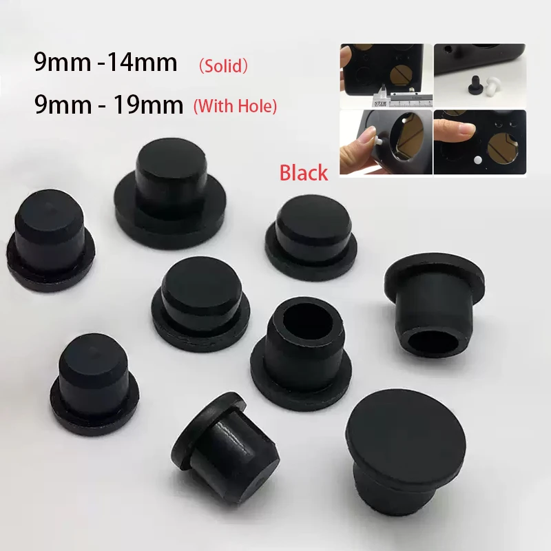 2-100pcs 9-19mm Black High-temperature Resistant Silicone Plug Soft Sealing Plug Screw Hole Nut T-shaped Hole Plug Cover
2-100pcs 9-19mm Black High-temperature Resistant Silicone Plug Soft Sealing Plug Screw Hole Nut T-shaped Hole Plug Cover
