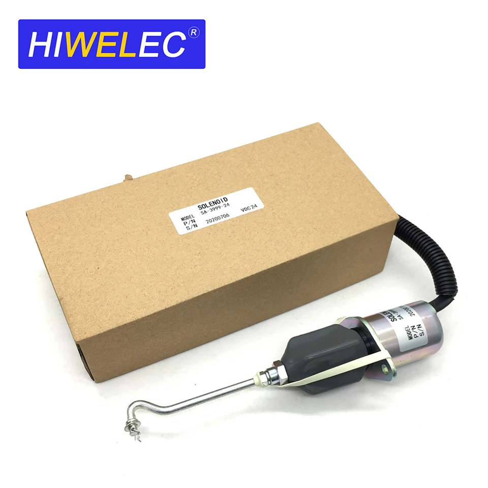 1752ES Электромагнитный клапан отключения топлива SA-3999-12 SA-3999-24 Соленоид остановки дизеля 12 В 24 В Детали двигателя
1752ES Электромагнитный клапан отключения топлива SA-3999-12 SA-3999-24 Соленоид остановки дизеля 12 В 24 В Детали двигателя