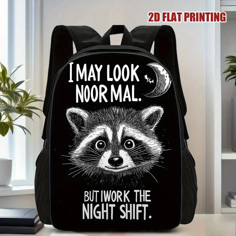 1 Night Shift Worker 2D Flat Printed Backpack - Lightweight School Bag with Removable Shoulder Strap, Perfect for Travel
1 Night Shift Worker 2D Flat Printed Backpack - Lightweight School Bag with Removable Shoulder Strap, Perfect for Travel