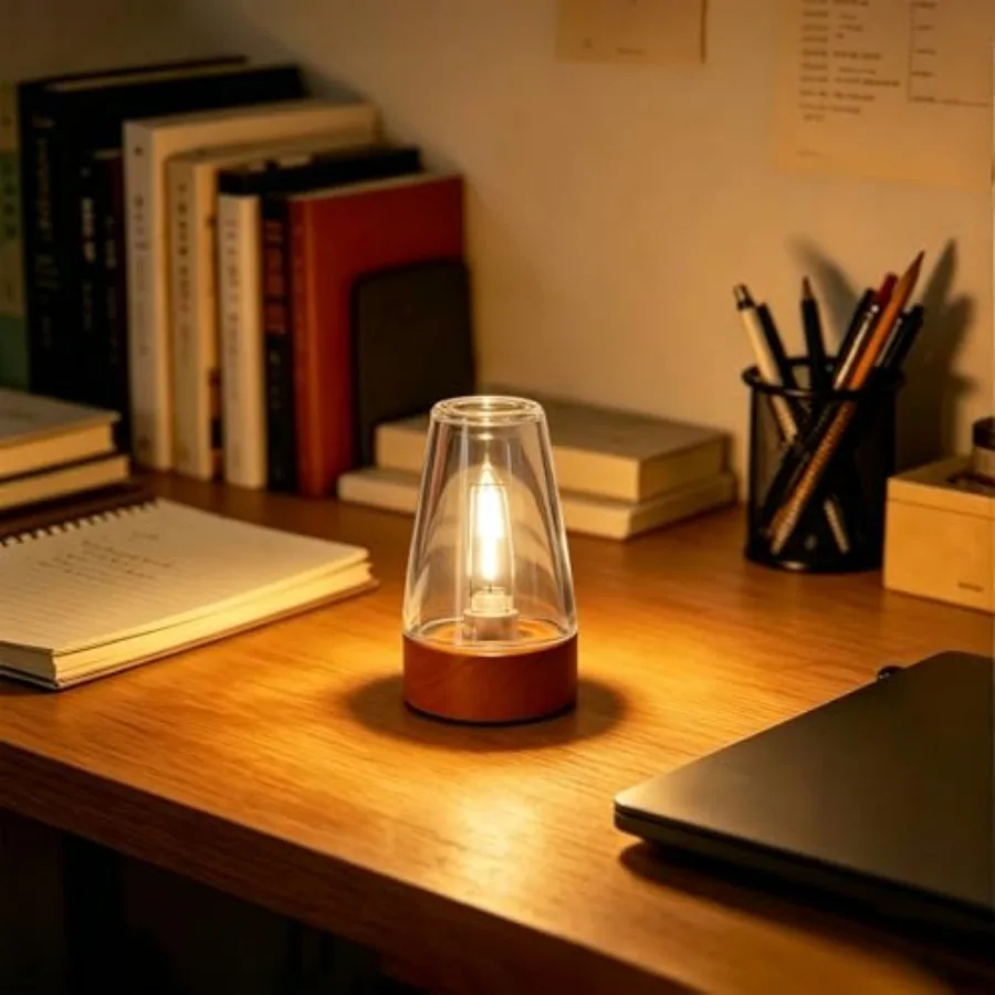 Exquisite Glass Small Night Light, Battery Powered Cordless, Auto Cycle Timer Function, Warm Glow Mini Portable Lamp for Bedroo
Exquisite Glass Small Night Light, Battery Powered Cordless, Auto Cycle Timer Function, Warm Glow Mini Portable Lamp for Bedroo