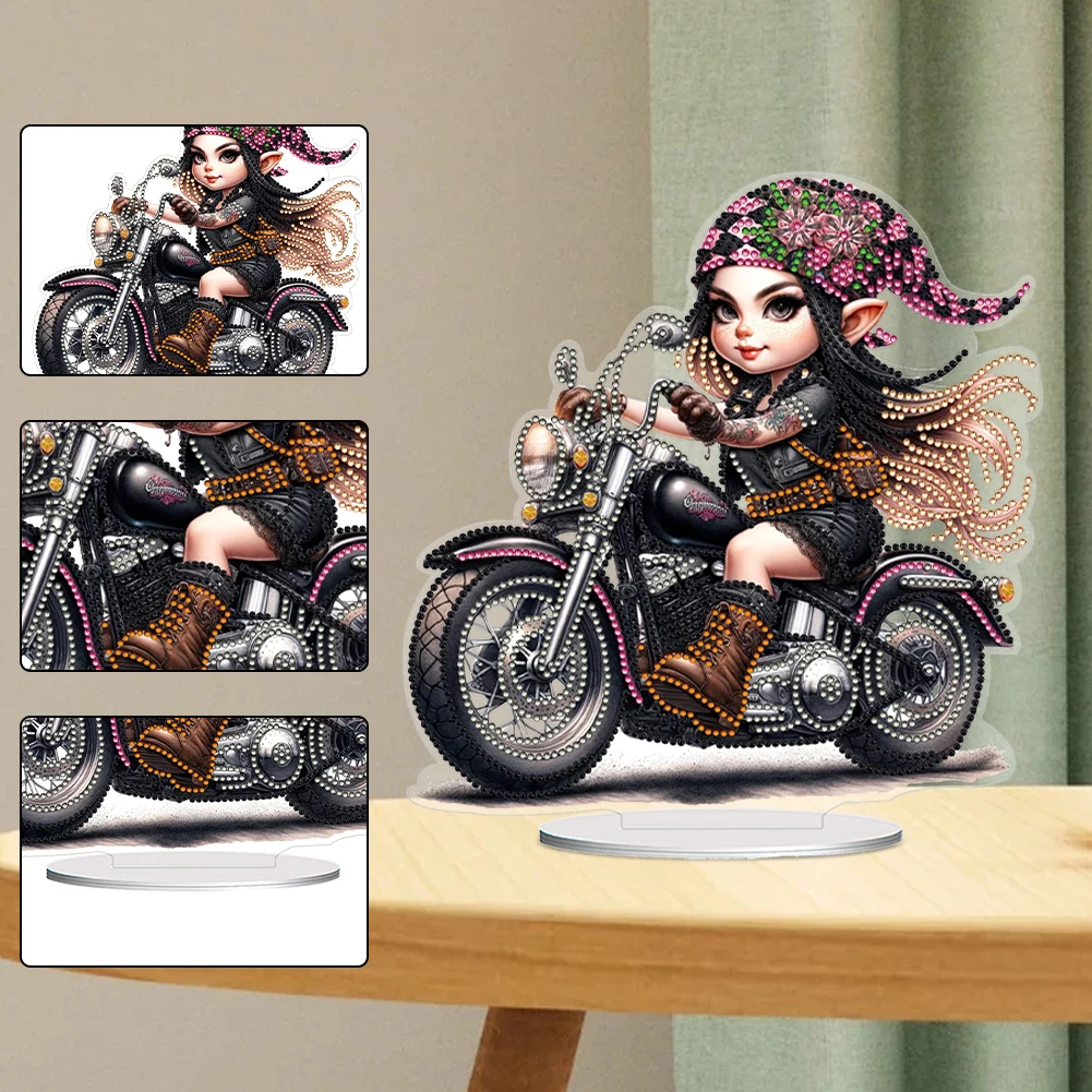 PVC Round Special Shaped Motorcycle Girl Animal Diamond Painting Desktop Decorations 5D Diamond Painting Ornament for Home Decor
PVC Round Special Shaped Motorcycle Girl Animal Diamond Painting Desktop Decorations 5D Diamond Painting Ornament for Home Decor