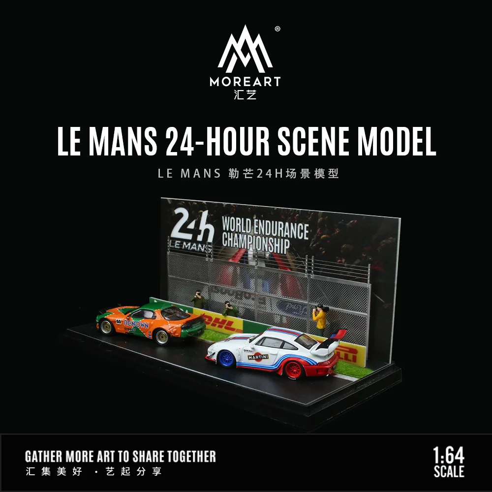 Moreart 1:64 Le Mans 24h Scene Racing Car Model Scene Collection Ornament Gift
Moreart 1:64 Le Mans 24h Scene Racing Car Model Scene Collection Ornament Gift