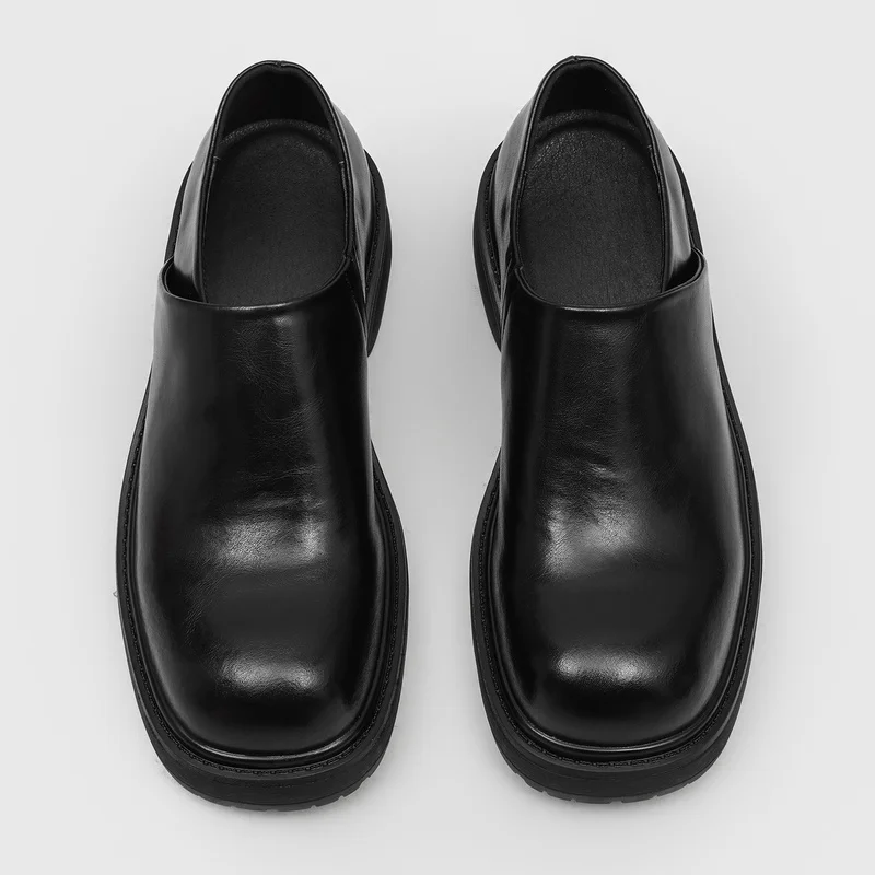 Minimalist High-end Men Black Thick Soled Lazy Style Business Formal Wear Resistant Casual Daily Commuting Shoes
Minimalist High-end Men Black Thick Soled Lazy Style Business Formal Wear Resistant Casual Daily Commuting Shoes