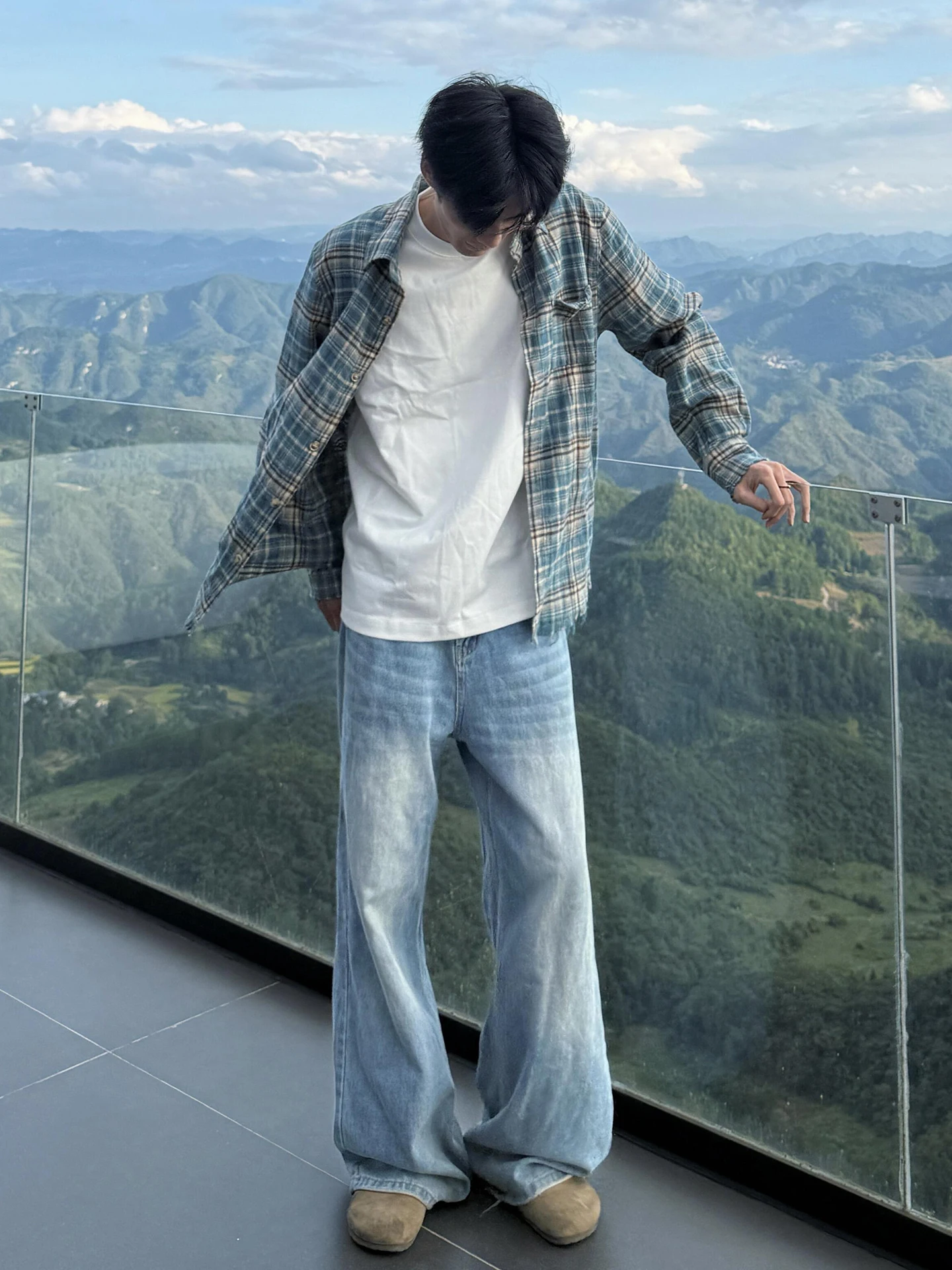 Cleanfit Light Blue Men's Jeans High Waist Straight Leg Trousers for Autumn Wear Casual Comfortable Wear Resistant
Cleanfit Light Blue Men's Jeans High Waist Straight Leg Trousers for Autumn Wear Casual Comfortable Wear Resistant