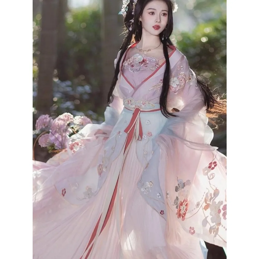 Embroidery Camisole Hanfu Northern Southern Dynasties Style Super Fairy Chinese Traditional Costume
Embroidery Camisole Hanfu Northern Southern Dynasties Style Super Fairy Chinese Traditional Costume