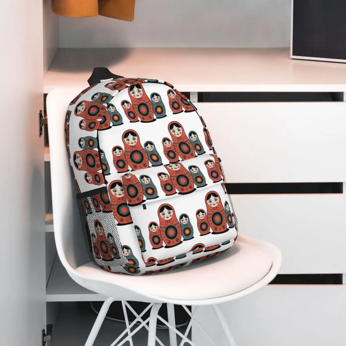 Matryoshka Russian Nesting Doll Cartoon Backpack Student BookBag Kids School Bag Laptop Shoulder Bags for Boys Girls
Matryoshka Russian Nesting Doll Cartoon Backpack Student BookBag Kids School Bag Laptop Shoulder Bags for Boys Girls