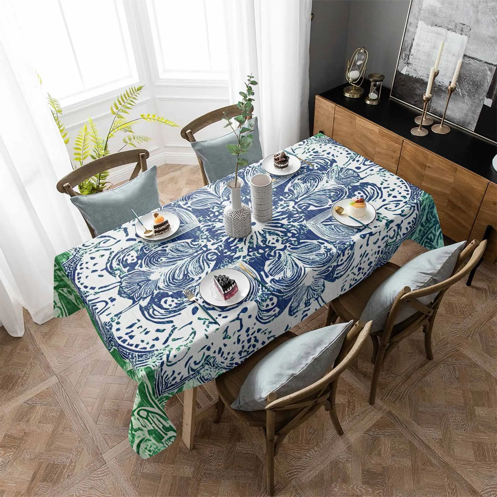 Green Retro Flowers Table Cloth Waterproof Dining Tablecloth for Kitchen Decorative Coffee Cuisine Party Table Cover
Green Retro Flowers Table Cloth Waterproof Dining Tablecloth for Kitchen Decorative Coffee Cuisine Party Table Cover