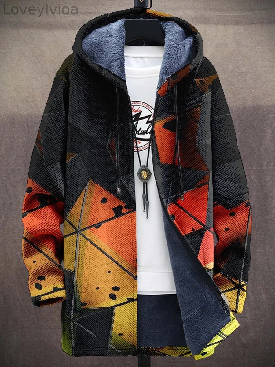 Unisex Art Fashion Plush Thick Long-Sleeved Sweater Coat Cardigan Men's Thick Warm Jacket 
Unisex Art Fashion Plush Thick Long-Sleeved Sweater Coat Cardigan Men's Thick Warm Jacket