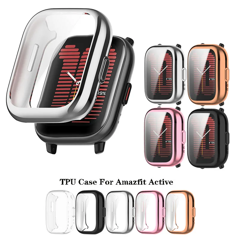 TPU Soft Cover Protective Electroplated Protector Case for Huami Amazfit Active
TPU Soft Cover Protective Electroplated Protector Case for Huami Amazfit Active