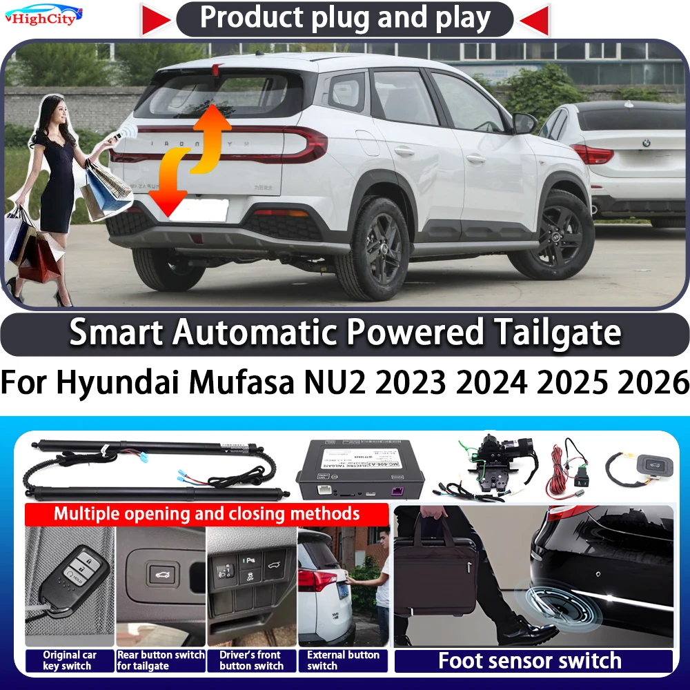 For Hyundai Mufasa NU2 2023 2024 2025 2026 Smart Automatic Powered Tailgate Key Control Trunk Lift Close Electric Power Tailgate
For Hyundai Mufasa NU2 2023 2024 2025 2026 Smart Automatic Powered Tailgate Key Control Trunk Lift Close Electric Power Tailgate