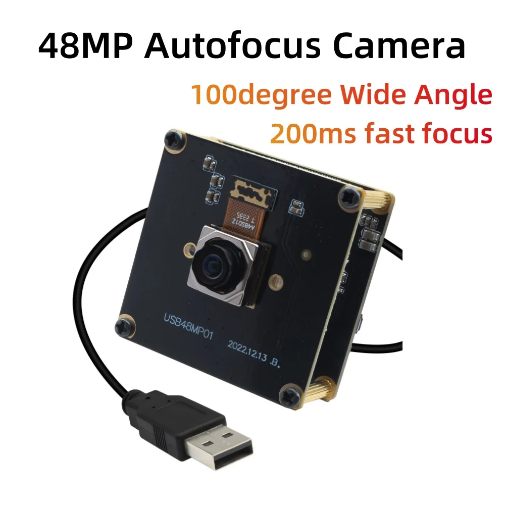 ELP 48MP быстрый автофокус USB-модуль камеры 100 градусов без искажений широкоугольная веб-камера 4K 1080P 30 кадров в секунду мини-промышленная веб-камера
ELP 48MP быстрый автофокус USB-модуль камеры 100 градусов без искажений широкоугольная веб-камера 4K 1080P 30 кадров в секунду мини-промышленная веб-камера