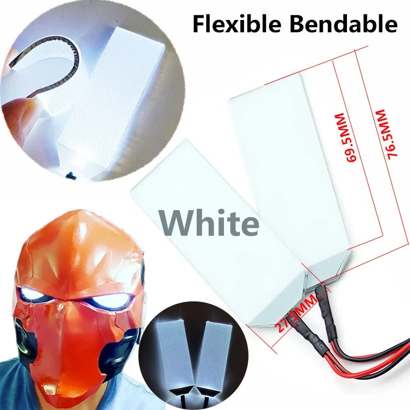 Touch Switch Remote Control White Flexible Glow Led Eyes Cosplay Kits for Halloween Helmet Mask Bendable Eye Light Accessories
Touch Switch Remote Control White Flexible Glow Led Eyes Cosplay Kits for Halloween Helmet Mask Bendable Eye Light Accessories