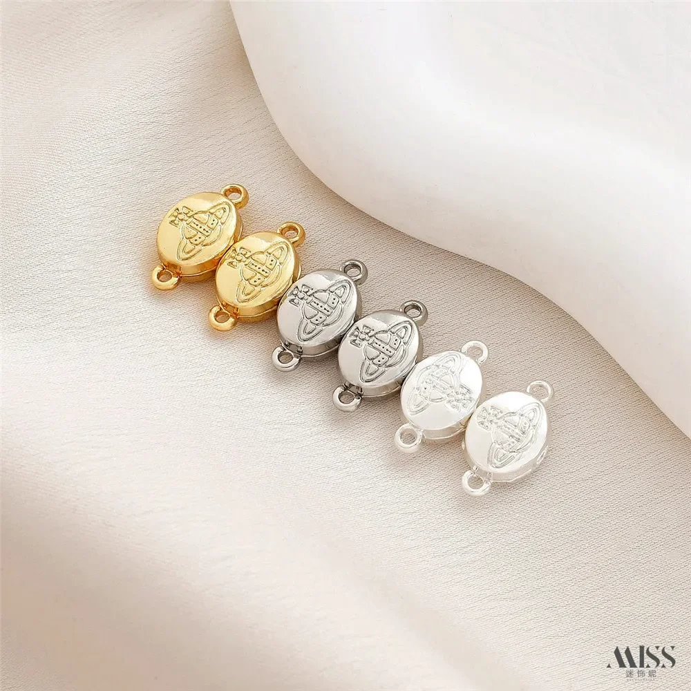 14K Gold Color Plated 18K Real Gold, Saturn Magnetic Suction Buckle DIY Bracelet, Necklace Ending Connection Button Head.
14K Gold Color Plated 18K Real Gold, Saturn Magnetic Suction Buckle DIY Bracelet, Necklace Ending Connection Button Head.