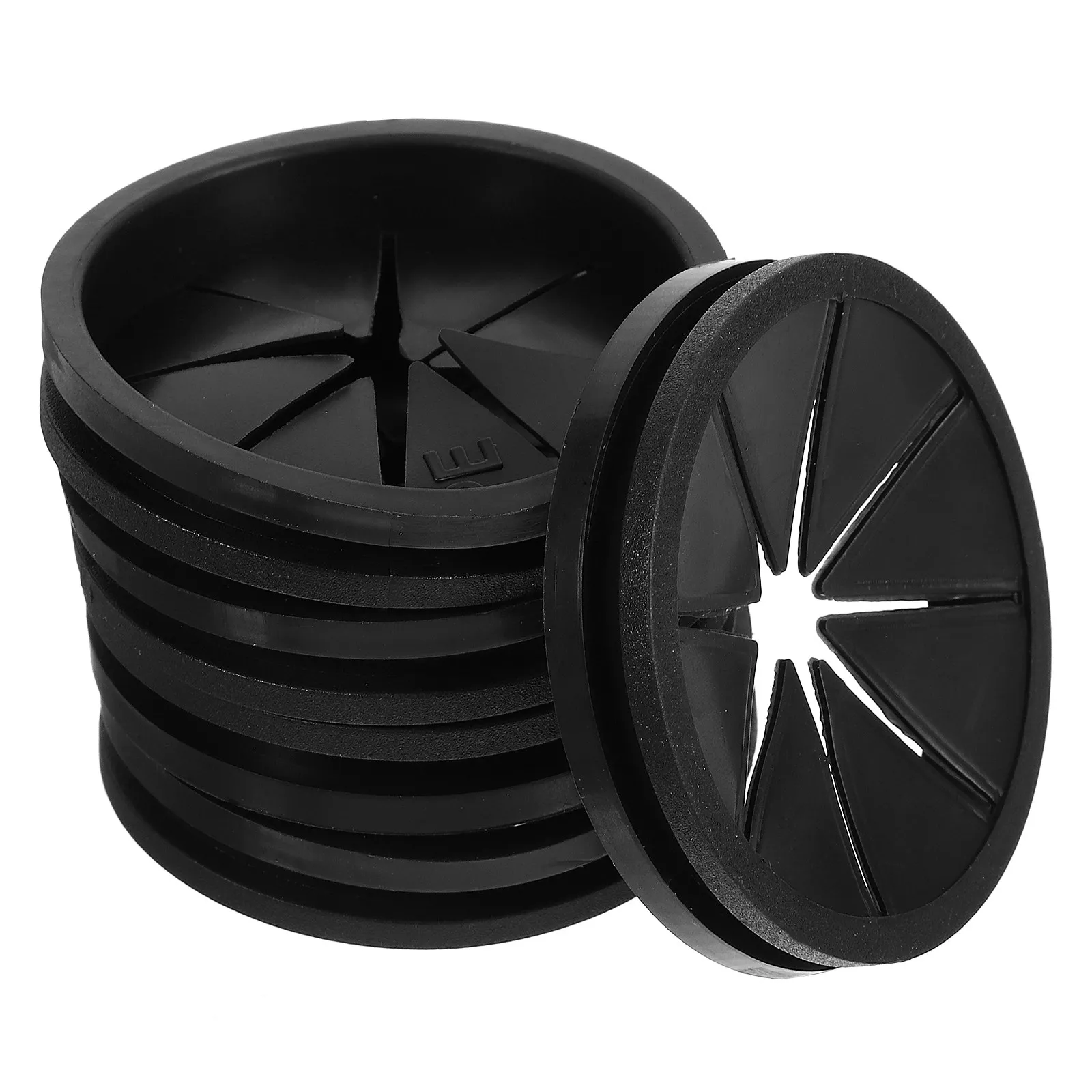 5Pcs Desk Cable Grommet Flexible ABS Plastic Computer Wire Organizer Home Office Desk Hole Cover Cable Management Black
5Pcs Desk Cable Grommet Flexible ABS Plastic Computer Wire Organizer Home Office Desk Hole Cover Cable Management Black