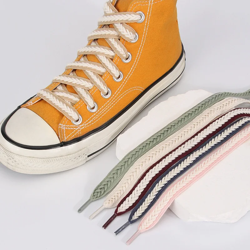 Mai Sui Bicolor Flat Top Sports Shoes Rope Knitted Band Cotton Edge Casual Lace Fried Dough Twists Knitted Flat Footwear
Mai Sui Bicolor Flat Top Sports Shoes Rope Knitted Band Cotton Edge Casual Lace Fried Dough Twists Knitted Flat Footwear