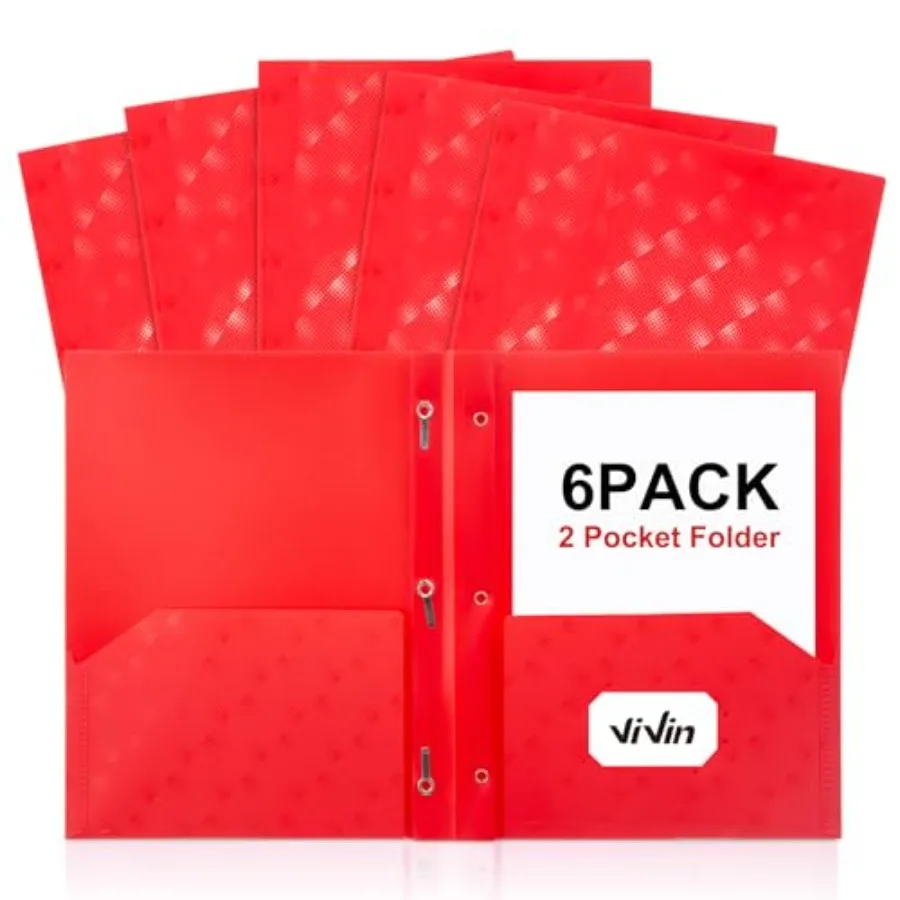 Plastic Folders with Pockets and Prongs,,Heavy Duty 2-Pocket File Folder with 3 Fasteners, Fits Letter Size Paper, for School H
Plastic Folders with Pockets and Prongs,,Heavy Duty 2-Pocket File Folder with 3 Fasteners, Fits Letter Size Paper, for School H
