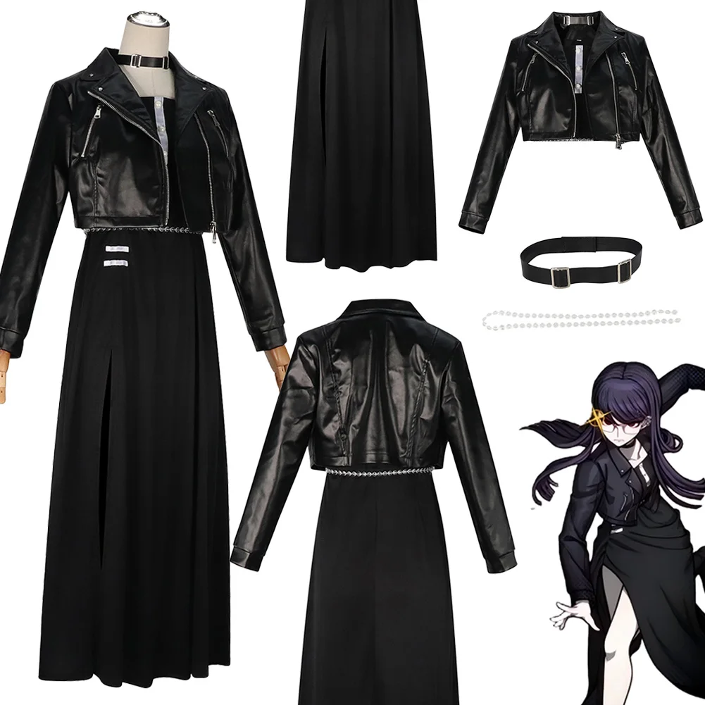Fantasia Hundred Line Shizuhara Hiruko Косплей Кожаная куртка Платье Аниме Игра Disfraz Костюм Женская карнавальная одежда на Хэллоуин
Fantasia Hundred Line Shizuhara Hiruko Косплей Кожаная куртка Платье Аниме Игра Disfraz Костюм Женская карнавальная одежда на Хэллоуин