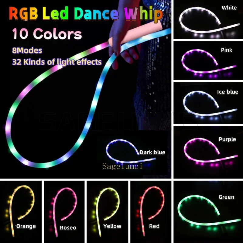 RGB Led Dance Whip 10 Colors In One type-c Rechargeable Light Show EDM Music Festival Party Flow Whip for Adult Women and Men
RGB Led Dance Whip 10 Colors In One type-c Rechargeable Light Show EDM Music Festival Party Flow Whip for Adult Women and Men