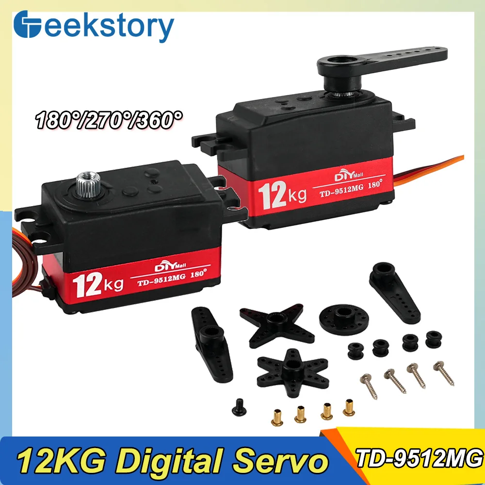 TD-9512MG Радиоуправляемый цифровой серводвигатель 12 кг с металлической шестерней, большой крутящий момент, короткий корпус, сервоприводы для 1/8 1/10 1/12, автомобиль, сделай сам, модель робота, игрушки, детали
TD-9512MG Радиоуправляемый цифровой серводвигатель 12 кг с металлической шестерней, большой крутящий момент, короткий корпус, сервоприводы для 1/8 1/10 1/12, автомобиль, сделай сам, модель робота, игрушки, детали