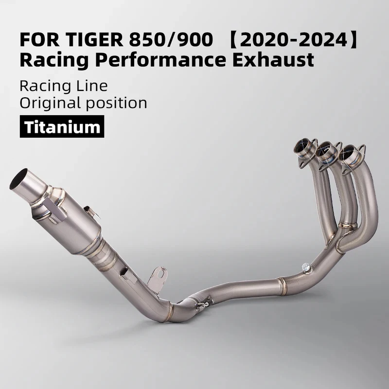 Motorcycle Full Slip-On Exhaust Assembly, Front Tube & Connect Pipe Compatible with Original System for Triumph TIGER 850/900
Motorcycle Full Slip-On Exhaust Assembly, Front Tube & Connect Pipe Compatible with Original System for Triumph TIGER 850/900