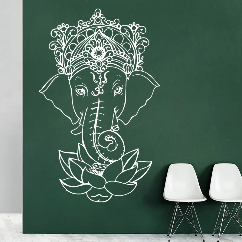 Elephant Buddha Yoga Mandala Lotus Flower Wall Stickers Ganesha Vinyl Wall Decals Home Decor Living Rooms Removable Mural E502
Elephant Buddha Yoga Mandala Lotus Flower Wall Stickers Ganesha Vinyl Wall Decals Home Decor Living Rooms Removable Mural E502