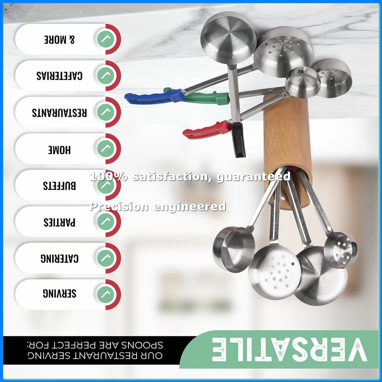 Portion Control Serving Spoons - Bariatric Must Haves - Perfect for & Gastric Bypass - Set of 8 Ladles-A07G
Portion Control Serving Spoons - Bariatric Must Haves - Perfect for & Gastric Bypass - Set of 8 Ladles-A07G