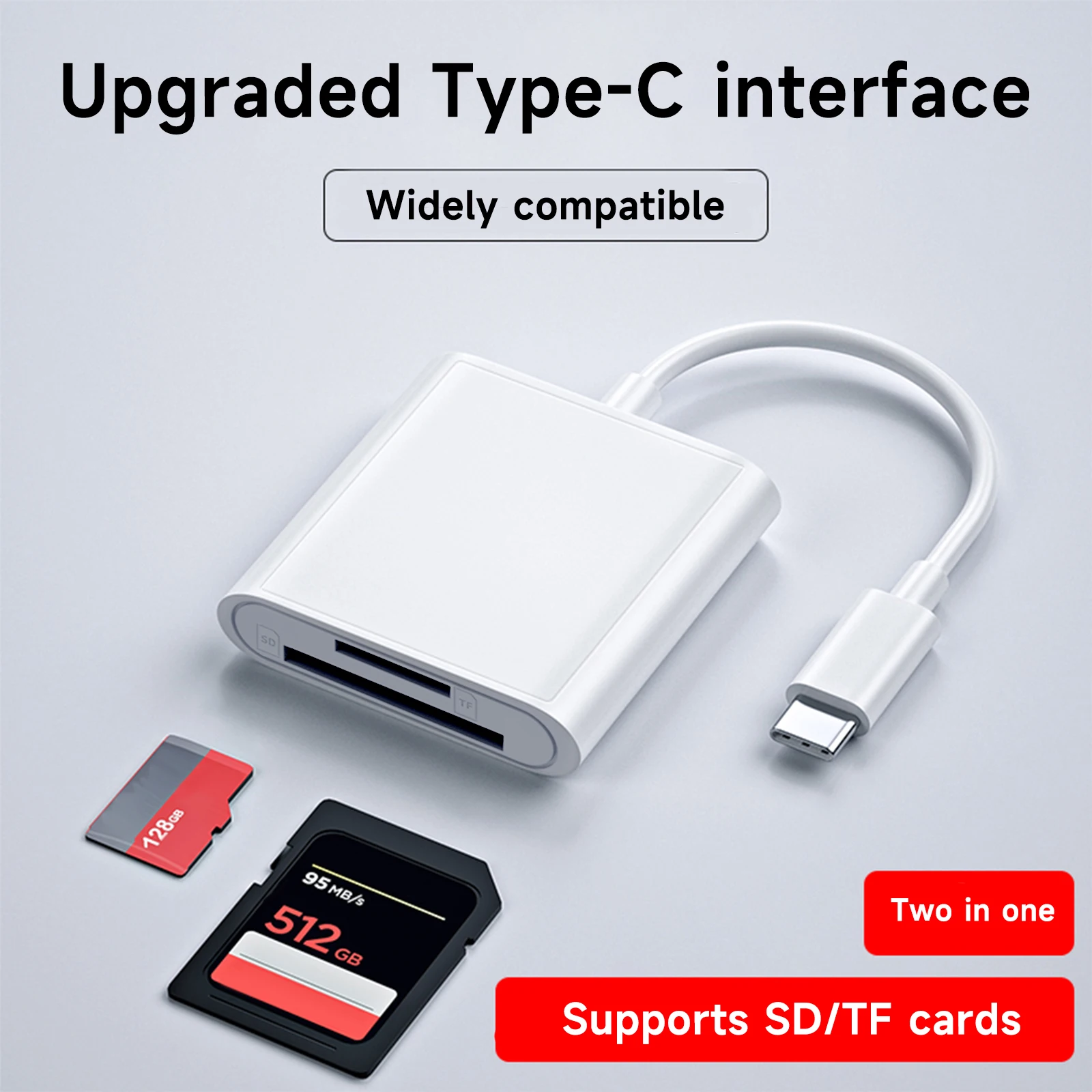 2 in 1 OTG Type C Card Reader USB Flash Drive SD TF Cardreader for Tablet Type C to Smart Memory Card for
2 in 1 OTG Type C Card Reader USB Flash Drive SD TF Cardreader for Tablet Type C to Smart Memory Card for