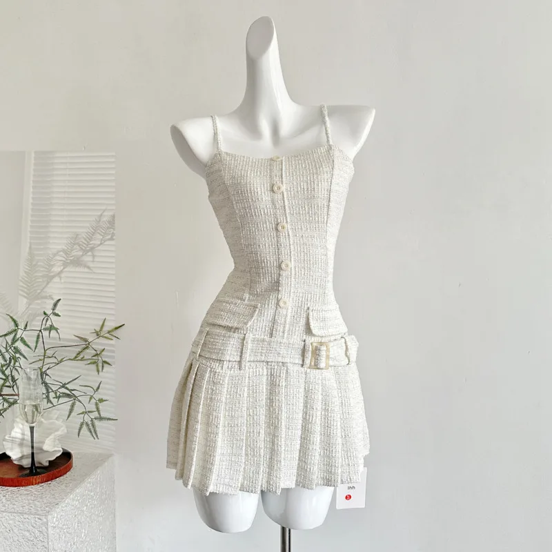 High Quality French Small Fragrance Summer Dress Woman 2025 Fashion Hotsweet Sexy Slim Waist Party Dresses Vestido Feminino
High Quality French Small Fragrance Summer Dress Woman 2025 Fashion Hotsweet Sexy Slim Waist Party Dresses Vestido Feminino